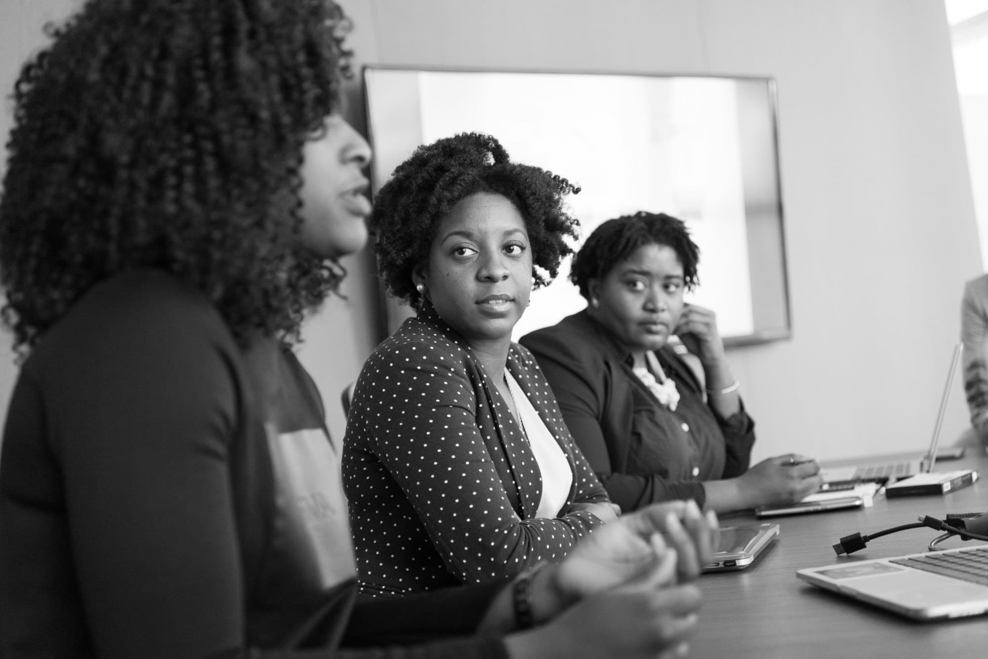 Des participantes lors d'une rencontre professionnelle